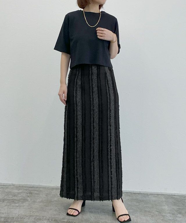 160cm / ブラックミックス / M