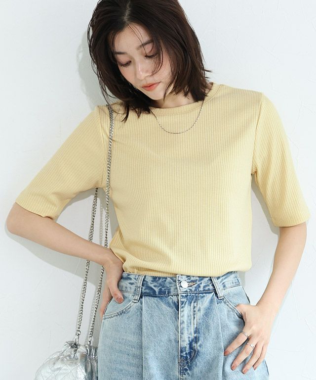 167cm / イエロー / 五分袖 / M