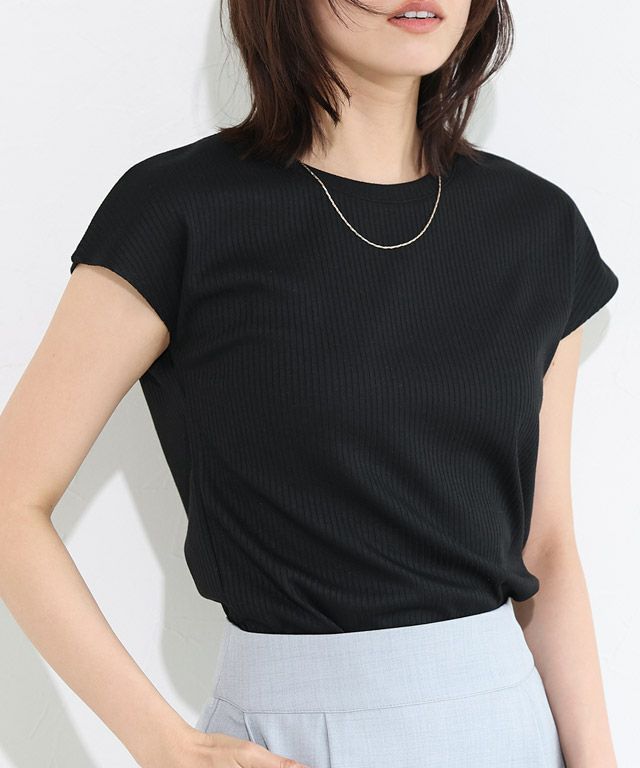 167cm / ブラック / フレンチスリーブ / M