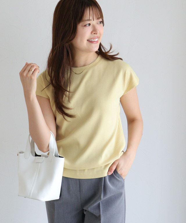 157cm / イエロー / フレンチスリーブ / M