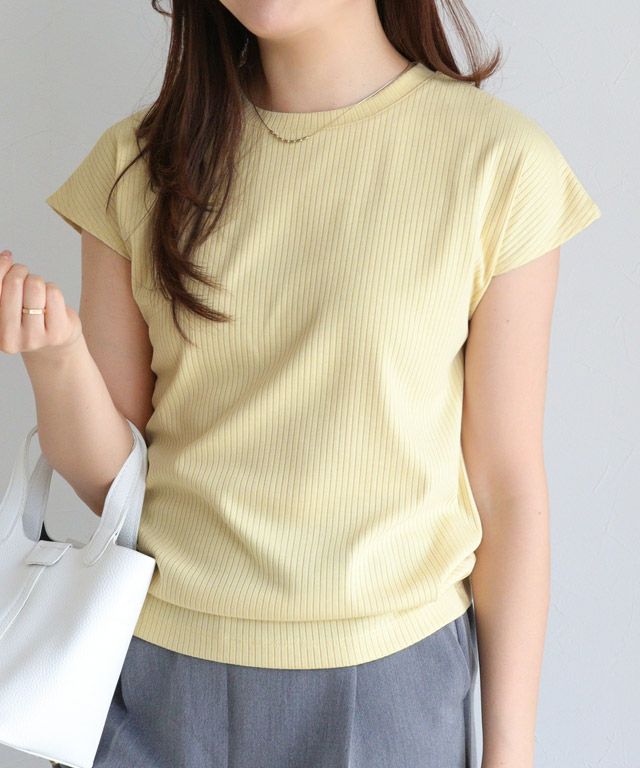 157cm / イエロー / フレンチスリーブ / M