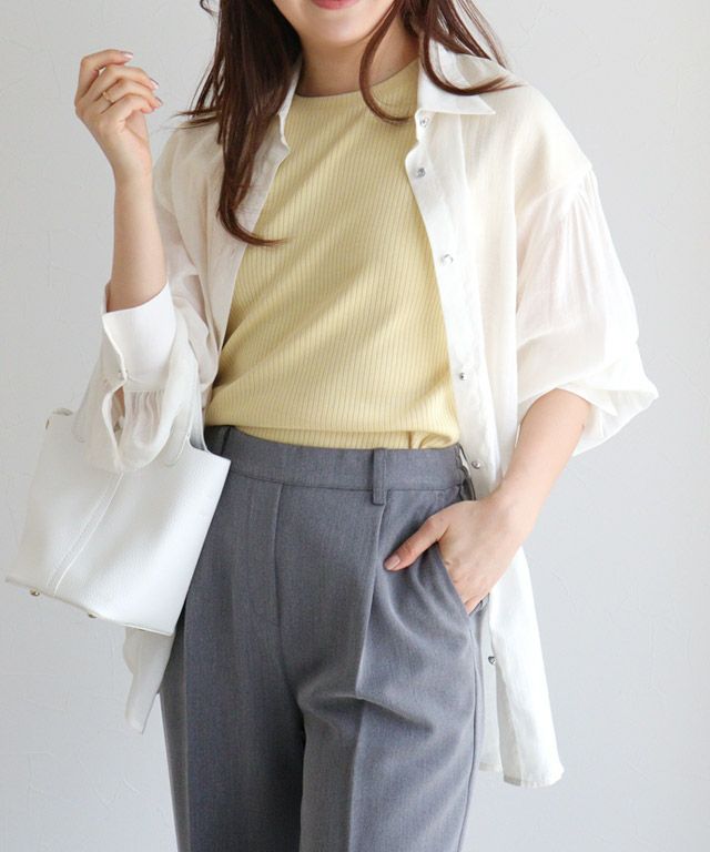 157cm / イエロー / フレンチスリーブ / M