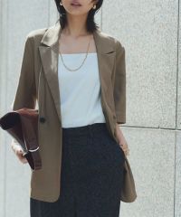 [RASW]ハーフスリーブリネンライクジャケット