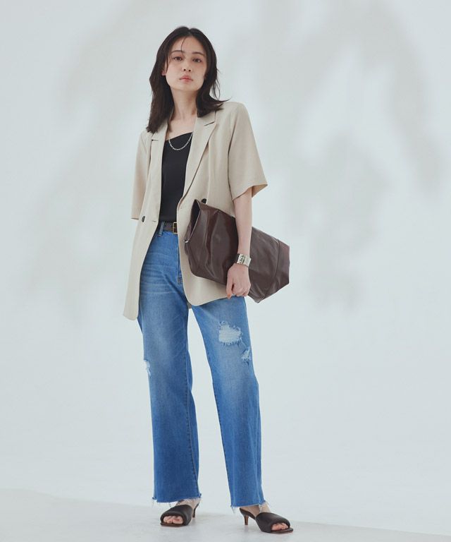 168cm / アイボリー / L