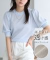 袖ボリュームラメシアーニット