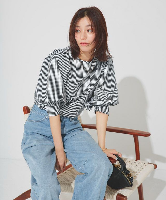 167cm / チェック / ブラック / M