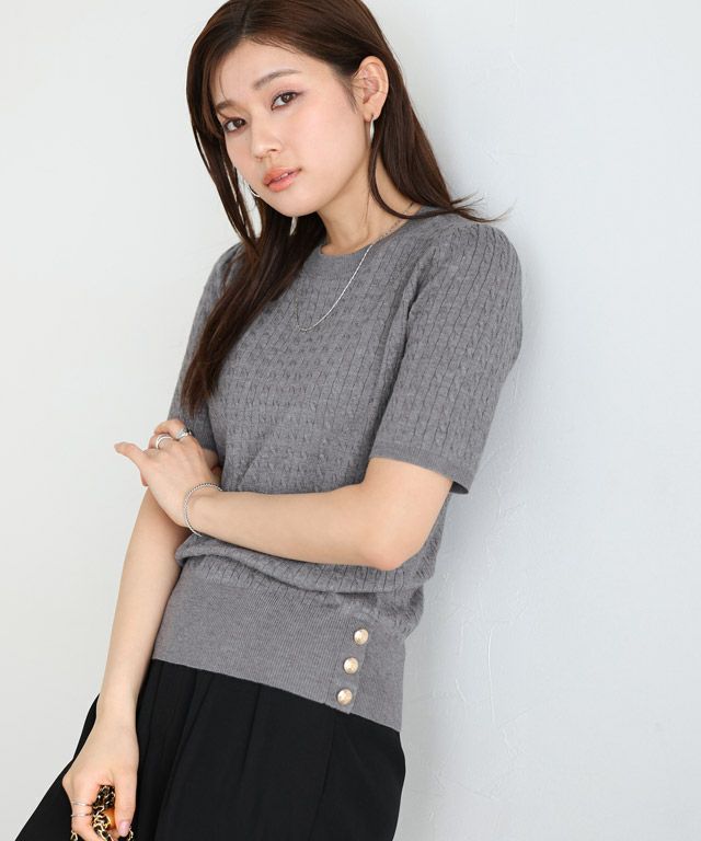 166cm / 杢グレー / M