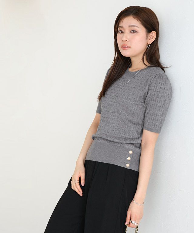 166cm / 杢グレー / M