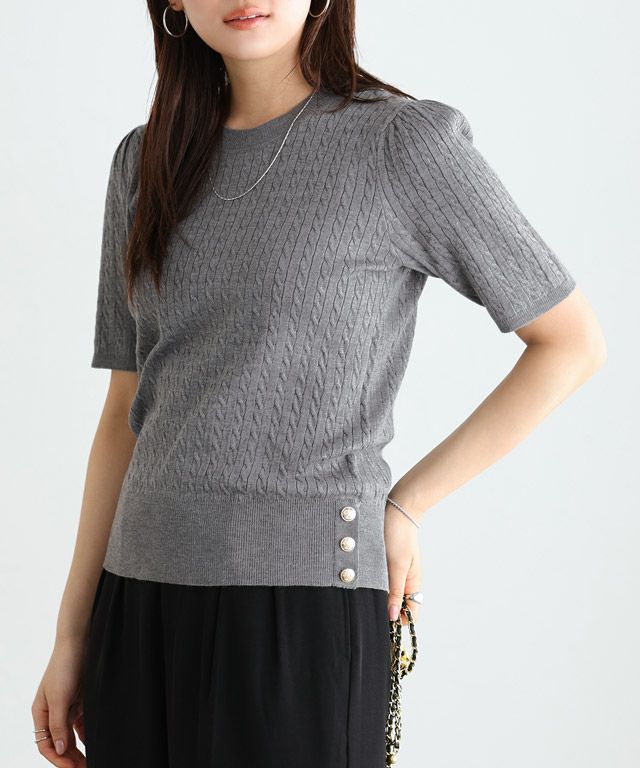 166cm / 杢グレー / M