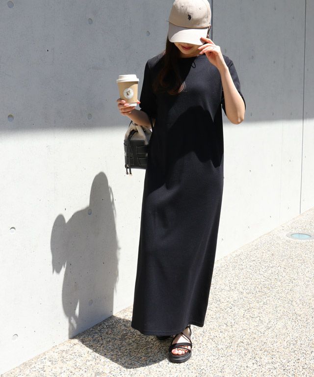 157cm / ブラック / 五分袖 / M