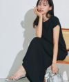 162cm / ブラック / フレンチスリーブ / M