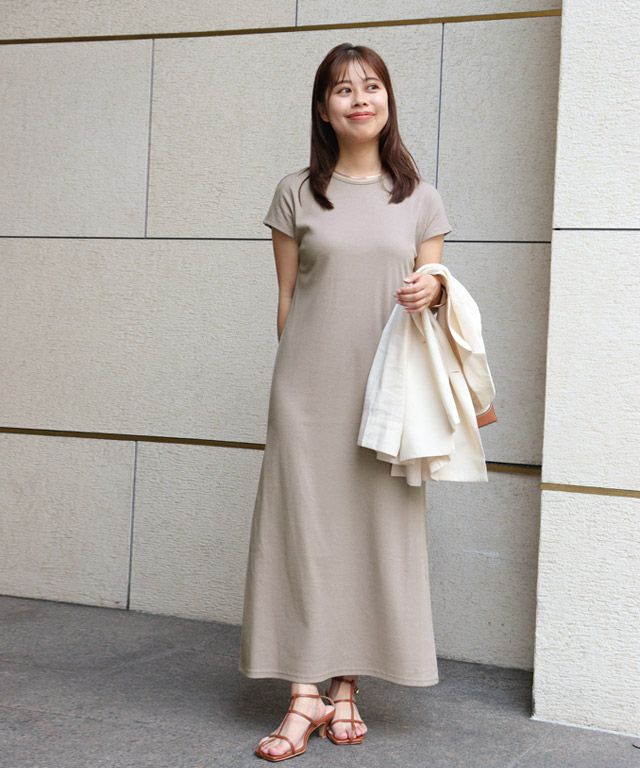 150cm / グレージュ / フレンチスリーブ / PM