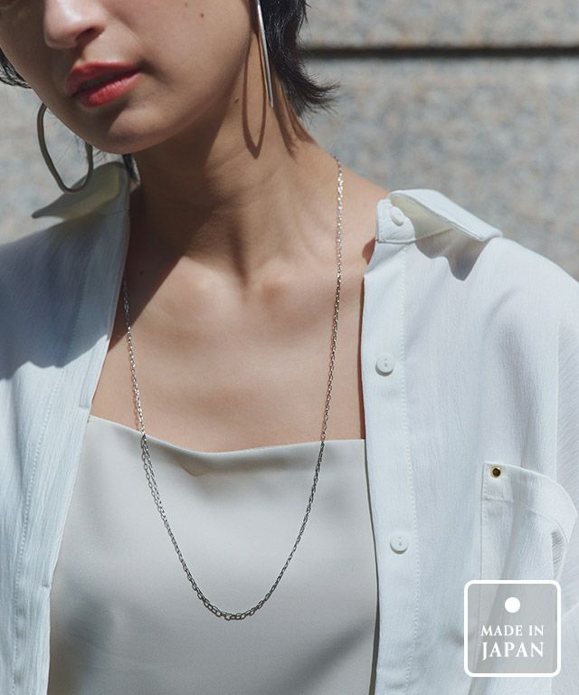 [RASW]シンプルチェーンミドルネックレス