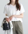 163cm / ホワイト / Vネック / M