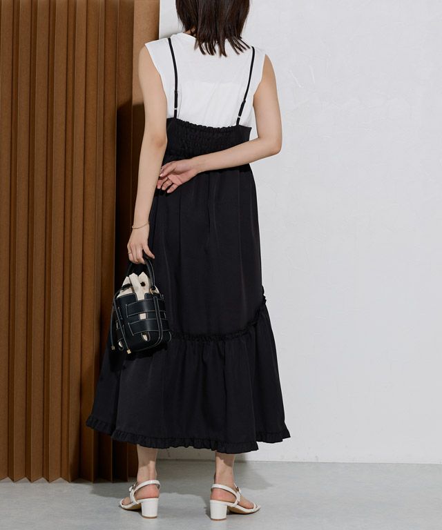 167cm / ブラック×オフホワイト / M