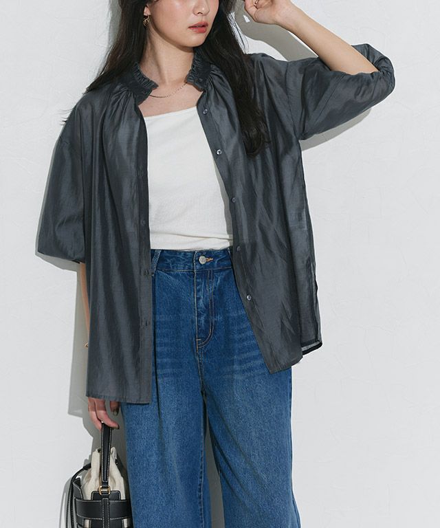 166cm / チャコール / M