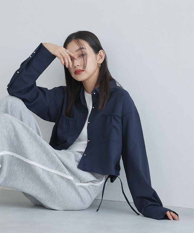 163cm / ネイビー / M