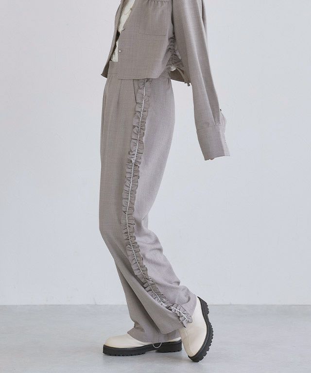 163cm / 杢グレージュ / M