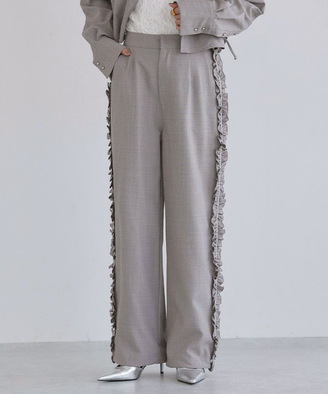 163cm / 杢グレージュ / M