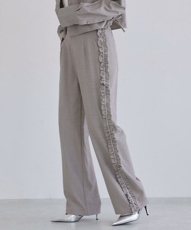 163cm / 杢グレージュ / M