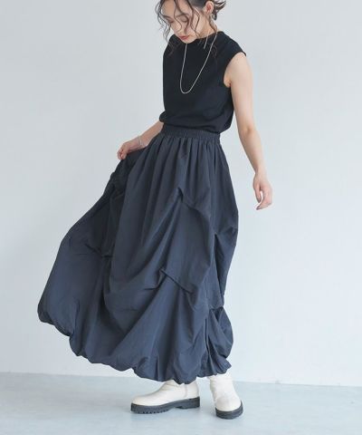 [ECLAM]前後2WAYドッキングボリュームワンピース