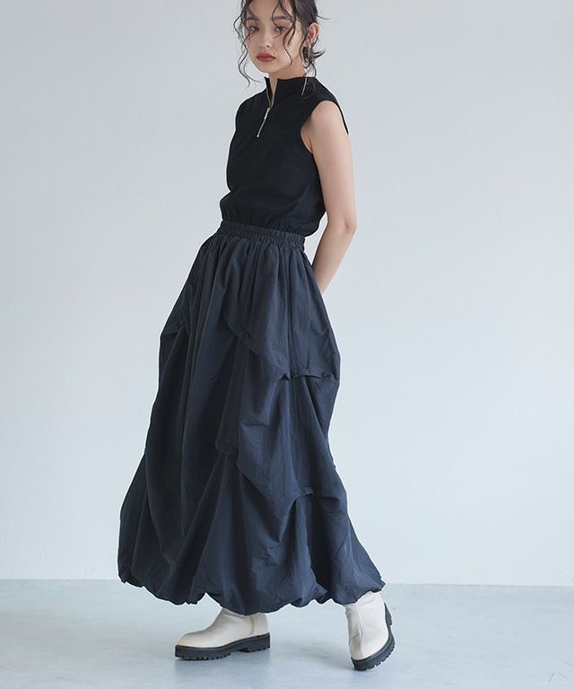 163cm / ブラック×ブラック / M