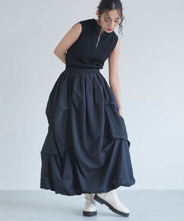 163cm / ブラック×ブラック / M