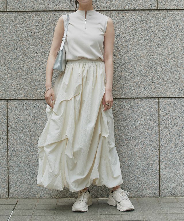 166cm / アイボリー×アイボリー / M