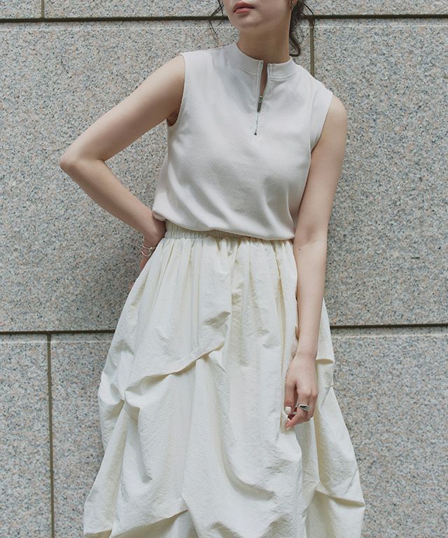 166cm / アイボリー×アイボリー / M