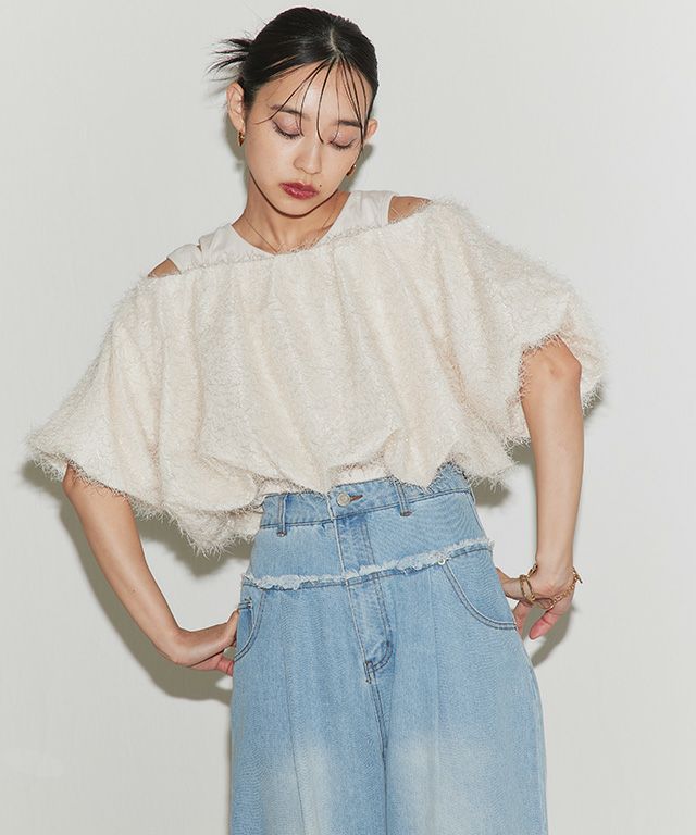 163cm / アイボリー / M