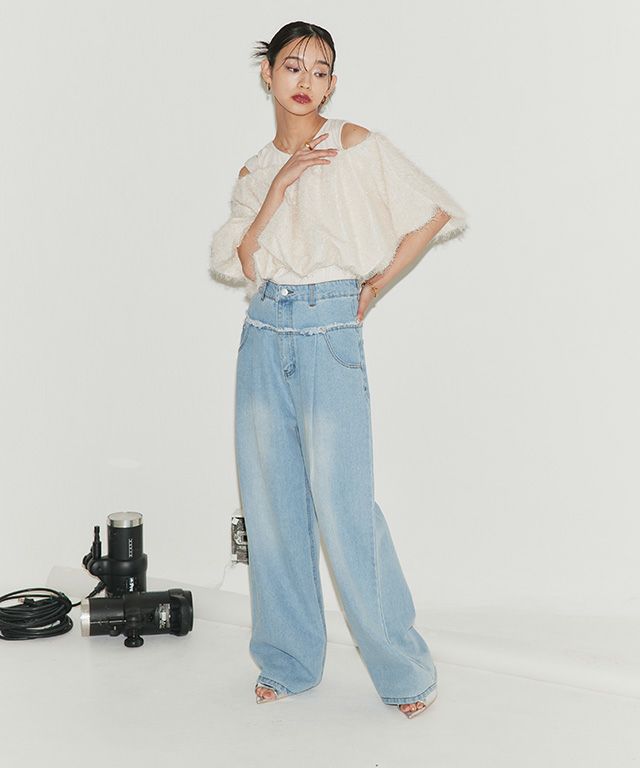 163cm / アイボリー / M