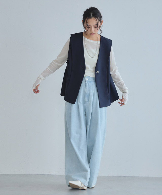 163cm / ネイビー / M