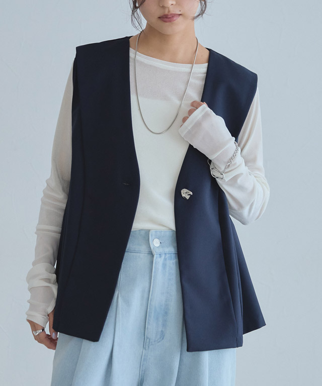 163cm / ネイビー / M