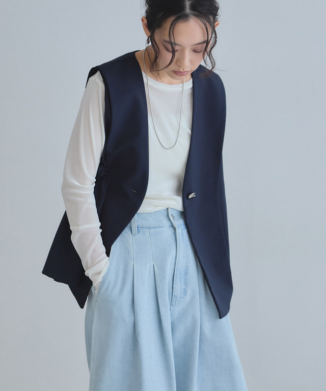 163cm / ネイビー / M