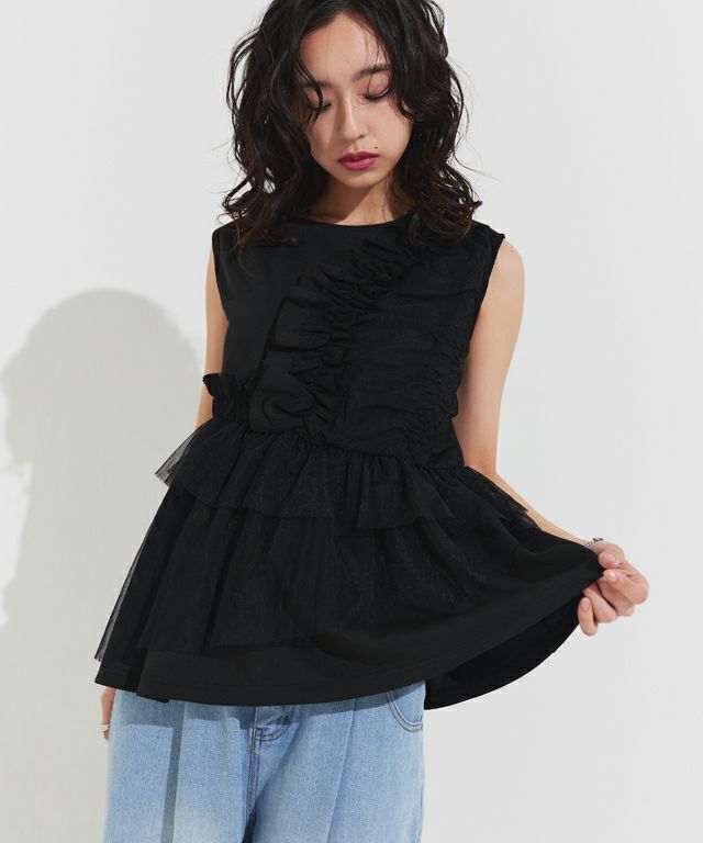 163cm / ブラック×ブラック / M