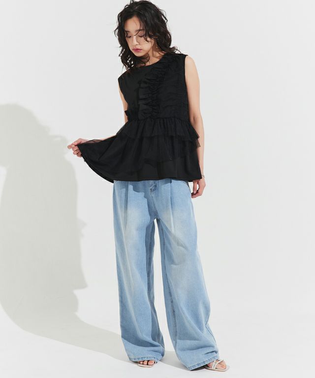 163cm / ブラック×ブラック / M