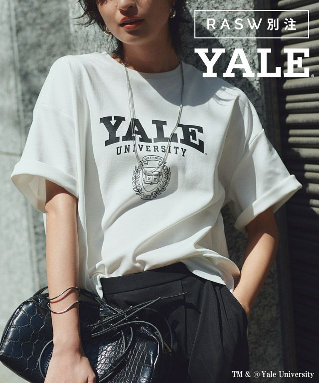 別注YALEエンブレムオーバーTシャツ