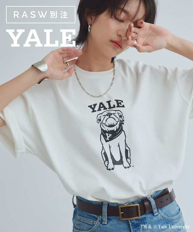 別注YALEドッグオーバーTシャツ