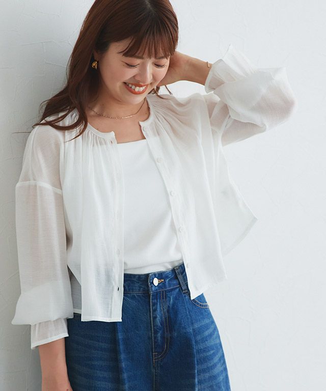 シアーキャンディブラウス