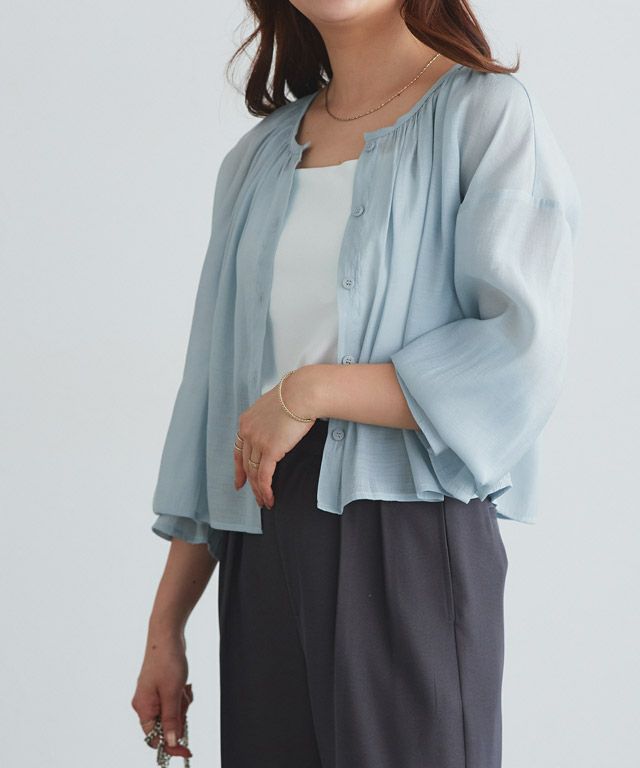 157cm / ミントブルー / M