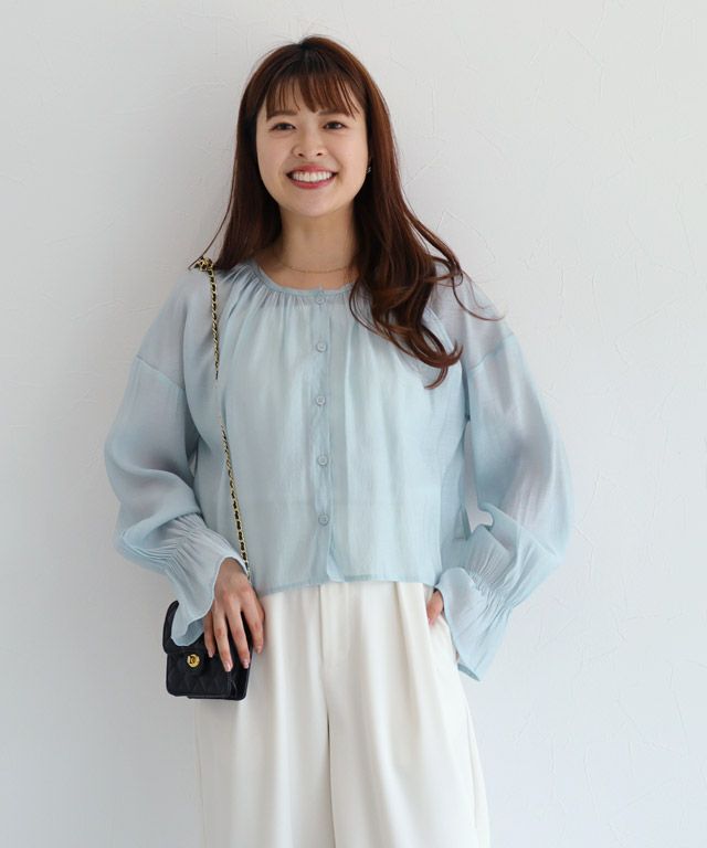 157cm / ミントブルー / M