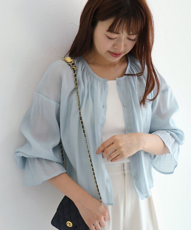 157cm / ミントブルー / M