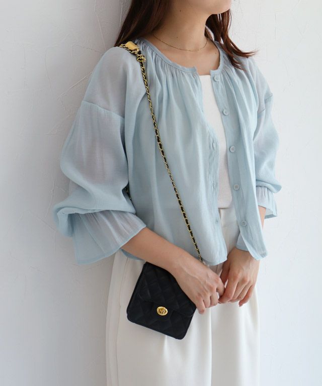 157cm / ミントブルー / M