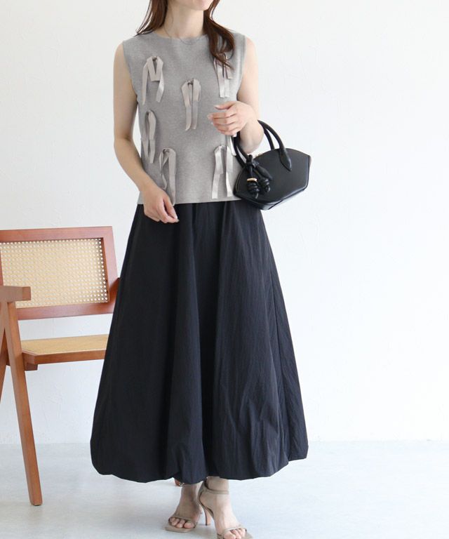 163cm / 杢ライトグレー / M