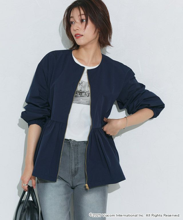 167cm / オフホワイト×シルバー / M