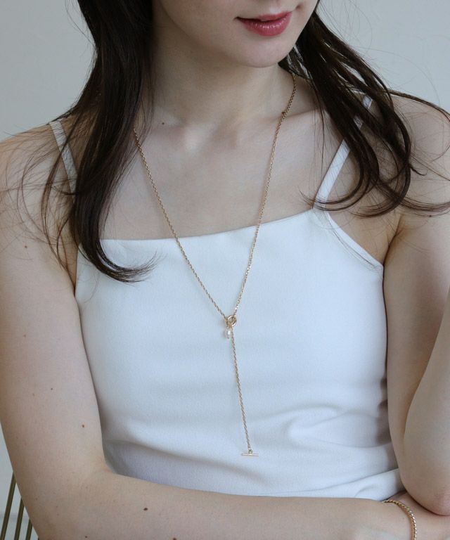 2wayマンテル淡水パールネックレス