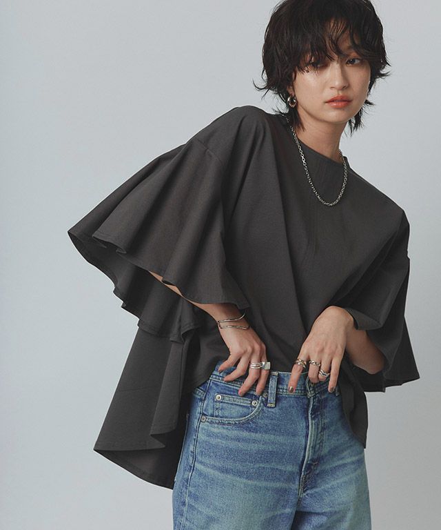 166cm / チャコール / M