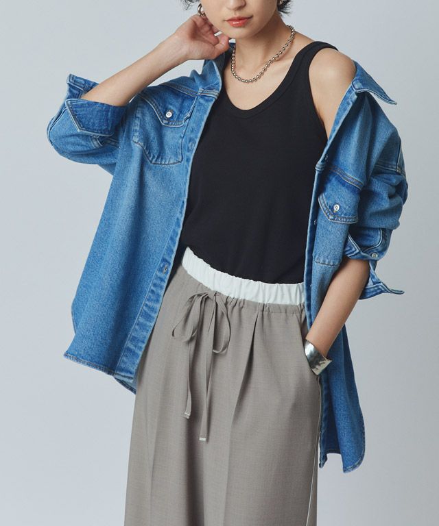 166cm / 杢グレー / M