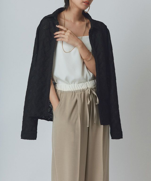 166cm / 杢ベージュ / M