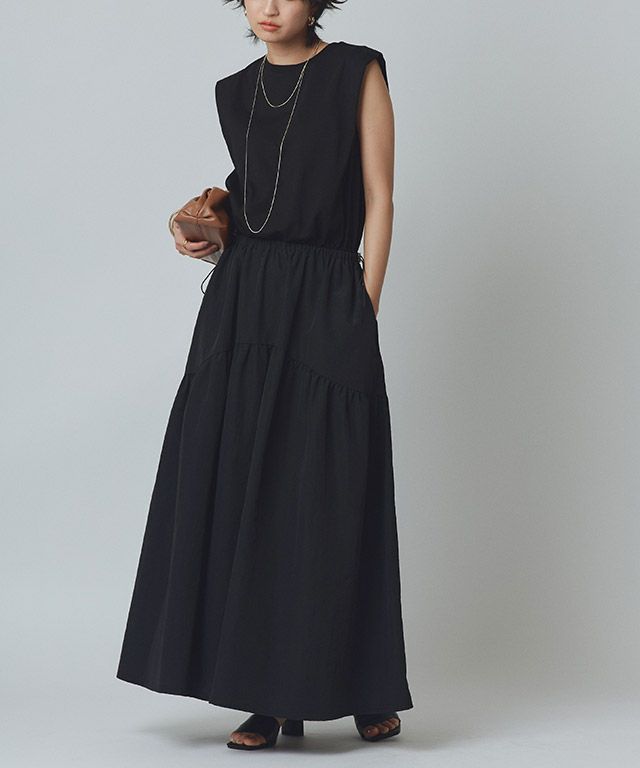 166cm / ブラック×ブラック / M